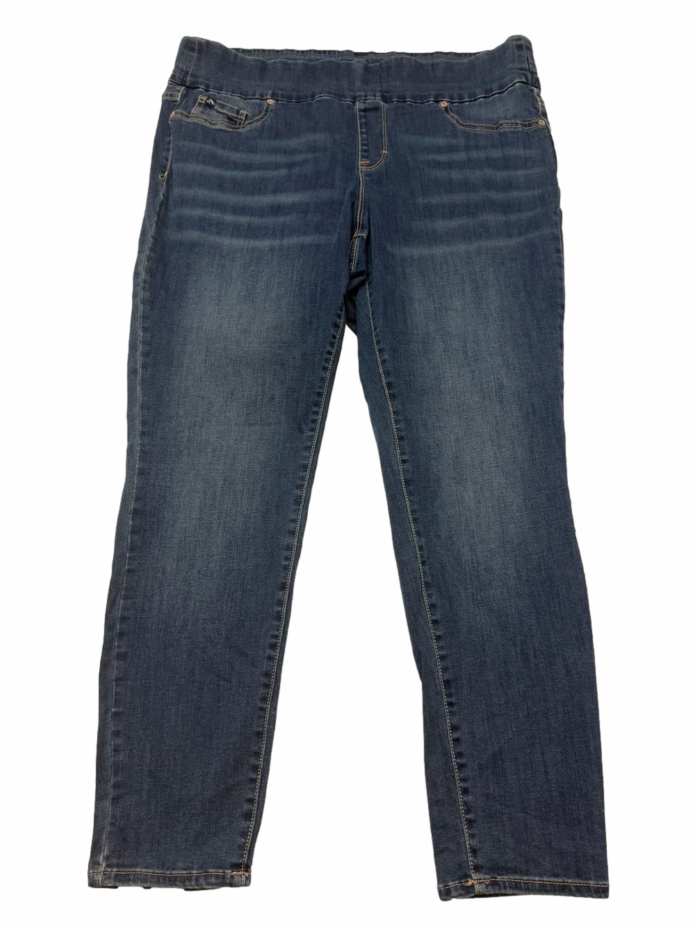 Jordache Women's Dark Blue Slip On Skinny Jeans Size 20W Plus Size